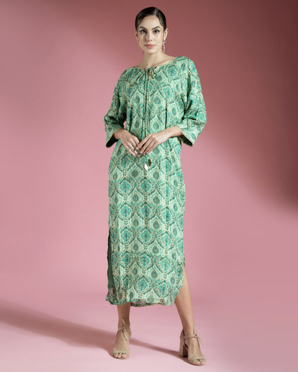 peacock Long Dress - Image 6