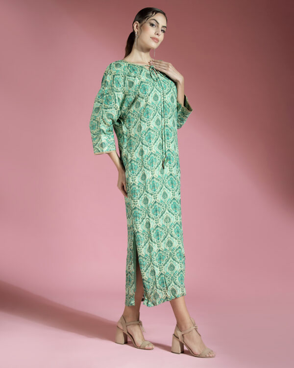 peacock Long Dress - Image 3