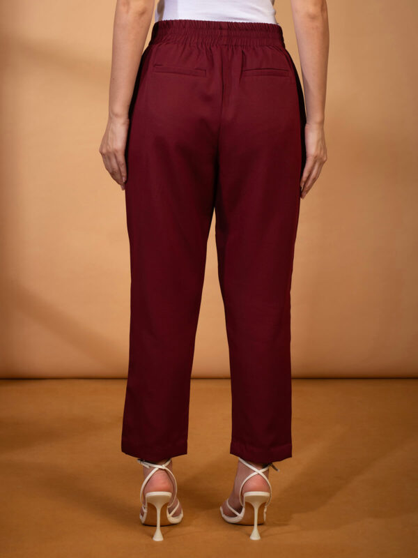 Mahroon Trendy Ravishing Trouser - Image 3