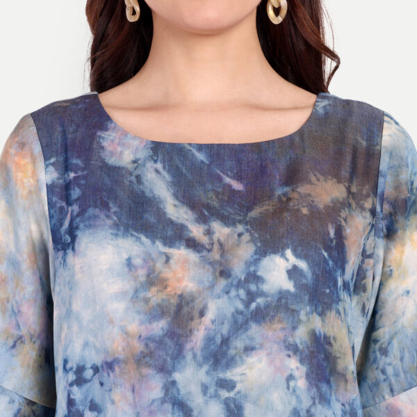 Tie and dye cotton dress - Image 5