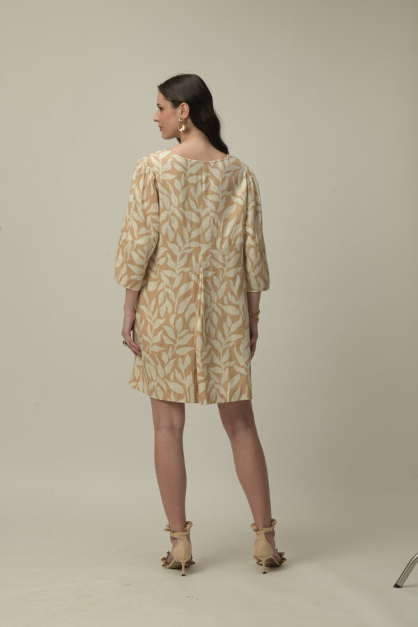 Brown Linen Dress - Image 5