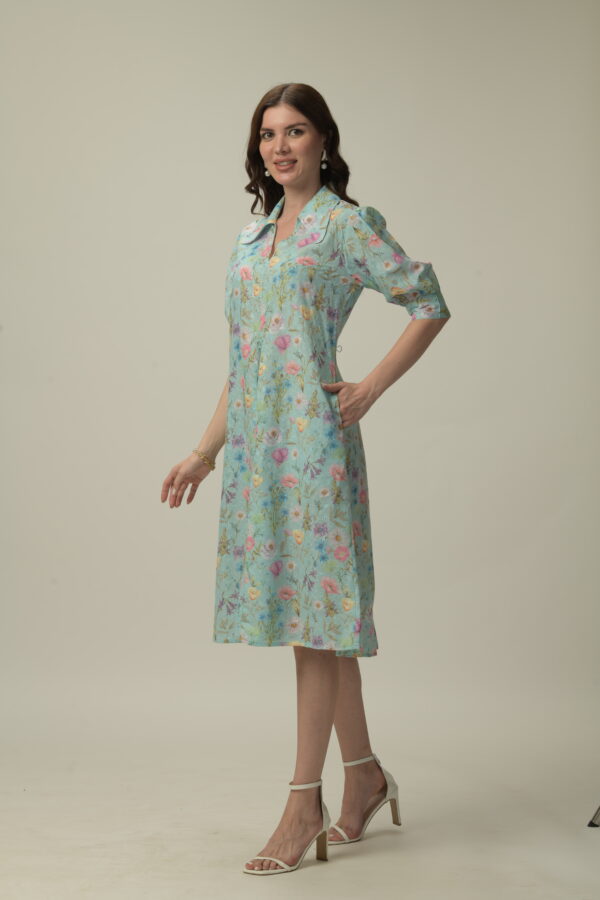 Cotton Chifley Dress - Image 4